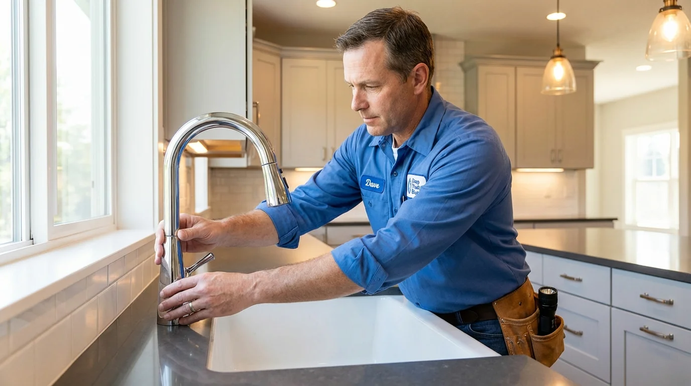 Kitchen faucet installation by Johns Plumbing LLC in Bayamon
