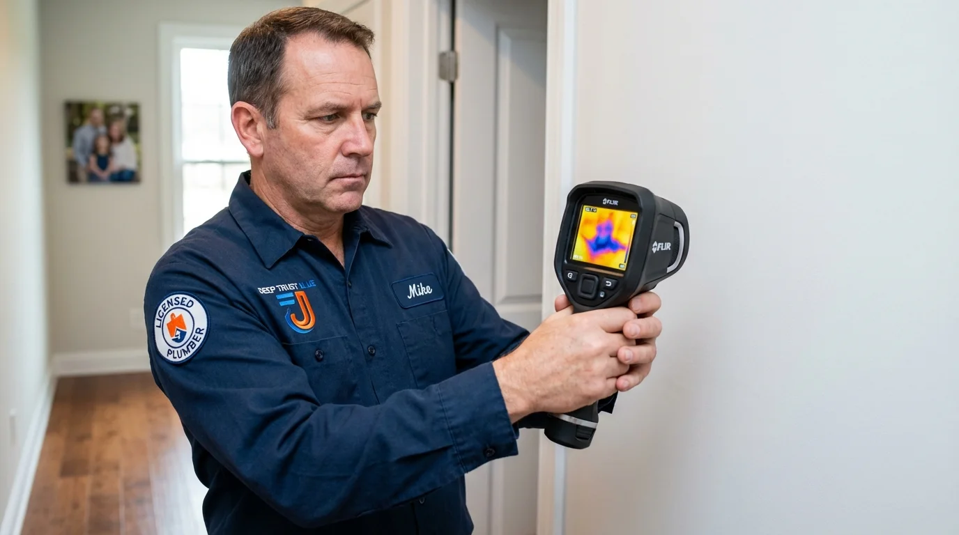 Thermal imaging leak detection by Johns Plumbing LLC in Bayamon